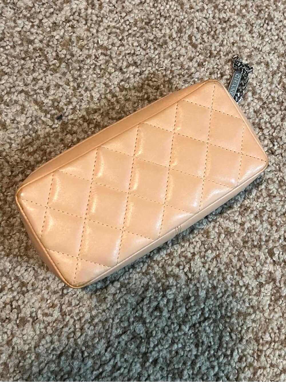 🧡 CHANEL Cambon Line Cosmetic Pencil Pouch Case - Picture 6 of 16